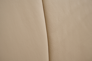 Italian Light Luxury Floating Leather <b>Bed</b> <b>Frame</b> Vertical Stitched Padded Headboard Upholstered for Modern Bedroom Decoration - Product Image 2