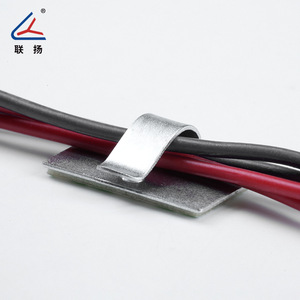 Clip de câble galvanisé Lianyang auto-adhésif pour organiser le bureau, température de fonctionnement de 0 à 120°C - Product Image 3