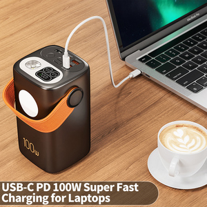 <span class=keywords><strong>Meilleures</strong></span> Ventes Batterie Externe Portable Haute Capacité 60000 mAh PD 100W pour Ordinateur Portable Recharge Rapide avec Double Lumière LED pour Camping - Product Image 2