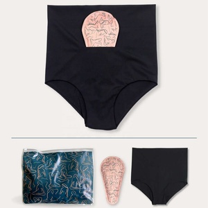 Panty posparto OEM 2025 para mujer con bolsillo y compresa fría/caliente, ropa interior posparto para recuperación abdominal de la madre - Product Image 5