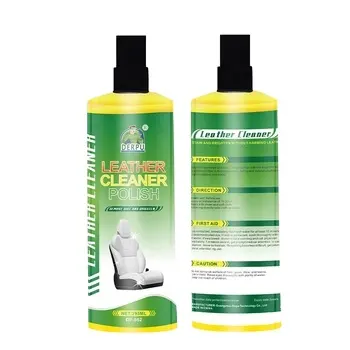 Spray de aerossol para limpeza de couro, produto de limpeza automotiva para limpeza de carros, polonês brilhante e proteção do couro