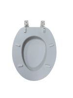 Siège de toilette moderne, standard américain, 17'' 19'', personnalisable, avec coussin en éponge doux, allongé, à face fermée, antibactérien et écologique