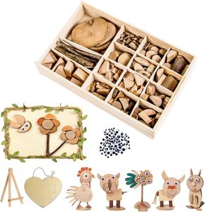 Fette di <span class=keywords><strong>legno</strong></span> naturali fai da te incompiute kit <span class=keywords><strong>artigianali</strong></span> alla rinfusa per bambini regalo di compleanno <span class=keywords><strong>in</strong></span> <span class=keywords><strong>legno</strong></span> - Product Image 2