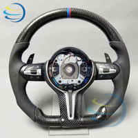 Volant personnalisé pour BMW en fibre de carbone M Sport F34 F26 F21 F12 F13 M240i F22 M4 F83 avec LED, chauffage et vibrations