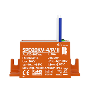 서지 보호기가있는 도매 20kv SPD LED 조명기구 오렌지 T2 <span class=keywords><strong>T3</strong></span> OVP UVP 10KV SPD - Product Image 2
