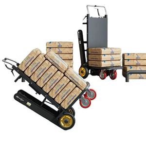 Moeiteloze oplossing voor het beklimmen van trappen, elektrische rupsbandtransporter voor zware lasten, 150 kg trapklimwagen met rupsbanden - Product Image 2