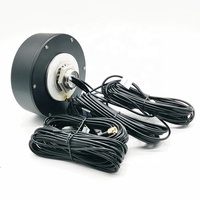 Antena ZKT para Exteriores 5 en 1, Montaje Permanente, GNSS 5G/4G 2xMIMO, Wi-Fi, 120x43mm, 50 Ohm, Clasificación IP67, Conector Macho, Ganancia de 2.5 Dbi