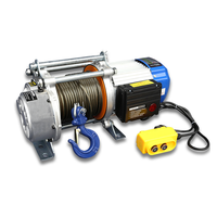Nouveau Treuil Électrique à Câble en Acier de 750 kg de Capacité, Engrenage en Alliage d'Aluminium, 220V 50Hz pour Hôtels, Moteur de Traction de Câble à Crochet