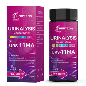 Bandelettes de test <span class=keywords><strong>urinaire</strong></span> diagnostiques pour les infections urinaires, <span class=keywords><strong>11</strong></span> paramètres, bandelettes de test <span class=keywords><strong>urinaire</strong></span> URS-11MA - Product Image 1