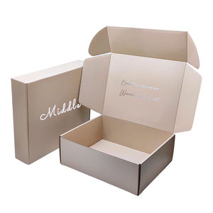 Caja de embalaje corrugado para cosméticos, Logo personalizado de fábrica Oem, Color Nude, envío con garantía de calidad - Product Image 1