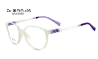 Nouvelles montures de lunettes tendance en gros pour enfants en TR90, en silicone, avec branches réglables