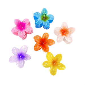 Pinces à cheveux Zi Hair 8 cm en plastique avec perles, pour femmes et filles, style décontracté et doux - Product Image 1