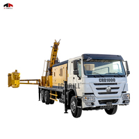Plateforme de forage entièrement hydraulique montée sur camion pour l'exploration minière et géologique avec moteur Cummins