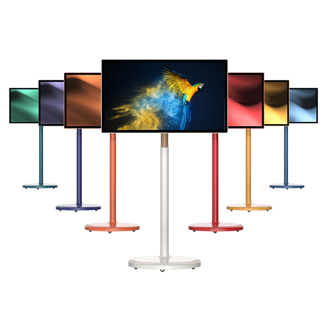 Rotating Stand 24 27 32 Inch Touch Screen Android System Smart Live Tv Display Tablet