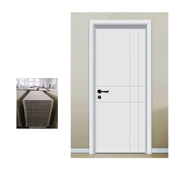 45mm wpc door material for israel market door making finish with painting