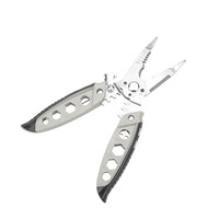Alicates de Pesca CB de Acero Cromo Vanadio, Portátiles, Duraderos, Cortacables, Pelacables Automático Ajustable