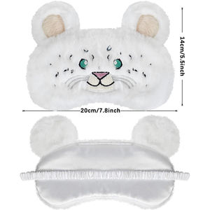 V109 all'ingrosso <span class=keywords><strong>simpatica</strong></span> tigre morbida soffice peluche benda <span class=keywords><strong>divertente</strong></span> novità maschera per dormire copri occhi per bambini maschera per dormire semplice maschera per dormire - Product Image 2