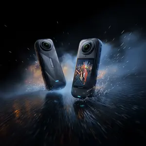 Cámara de Acción Insta360 X5 360, Nuevo Lanzamiento 2025, Lentes Intercambiables, Triple Chip IA, Rendimiento Superior en Condiciones de Baja Luz, 185 Minutos de Duración - Product Image 1