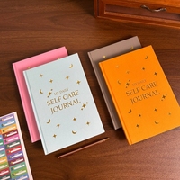 Vente en gros de carnet de notes en lin avec couverture rigide pour femme, agenda personnalisé sans date pour affirmation quotidienne de l'amour de soi