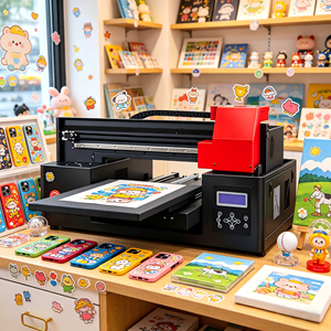 Stampante UV flatbed A3 a basso costo Refinecolor con testina Epson per custodie di telefoni, palline da golf, patch e macchina da stampa UV per lavoretti fai da te - Product Image 1