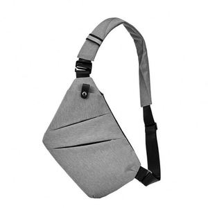 New Trendy Mens Canvas Chest Bag Sports Fanny Pack Cross Body Multi-function Single Shoulder Anti-theft <b>Backpack</b> - Product Image 2