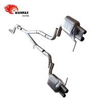 Système d'échappement Catback Performance avec doubles silencieux pour BMW F10 F11 520i 528i N20 2.0T en acier inoxydable à quatre sorties 2011-2016