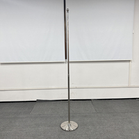 Mât de drapeau en aluminium sur pied pour intérieur, taille personnalisée, 9 kg, base de 36 cm, style fanion, pour décoration de bureau et de hall, Moyen-Orient Arabie Saoudite