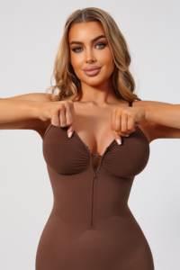 Nueva <span class=keywords><strong>Faja</strong></span> Moldeadora con Cierre Antideslizante, de Alta Calidad, Cómoda y de Tela Suave, Control de Abdomen Firme, <span class=keywords><strong>Faja</strong></span> de Una Pieza para Mujer - Product Image 3