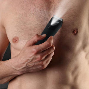 Máquina de afeitar eléctrica para hombres, depiladora de bolas para vello púbico, para el pecho, axila y cuerpo, impermeable - Product Image 6