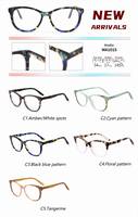 Nouvel Arrivage Vente en Gros Fabricant Monture Optique Unisexe en Métal et Acétate Verres Anti-Lumière Bleue