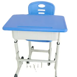 Мебель для начальной школы, стол и стул для детей, стол для учебы, Набор стульев с подключенным столом