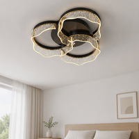 Dernière conception d'éclairage de plafond moderne pour la décoration intérieure, 36W, aluminium, acrylique, dimmable, lumière LED pour plafond, protection des yeux
