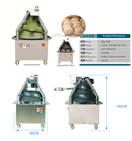Une boulangerie entièrement automatique bun ball making maker roulant boleadora diviseur rond pain pizza arrondi conique machine à arrondir la pâte