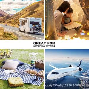 Forro de saco de dormir de lana Woqi de 75 pulgadas, tamaño completo, con cremallera superior, estilo sobre, para adultos, material de poliéster. - Product Image 5