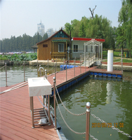 Ponton flottant sur mesure, base de maison moderne, prix bon marché sur la mer