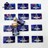 Étiquettes personnalisées pour flacons, autocollantes, imperméables, impression d'autocollants pour flacons en verre de 3 ml, 5 ml, 10 ml