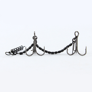 Selco Lokken Vissen Stinger Haak <span class=keywords><strong>Rig</strong></span> Voor Snoek Roofdier Met Hoge Kwaliteit Roestvrij Staal - Product Image 6