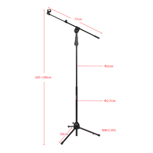 Factory Direct M-786 <strong>Studio</strong> <strong>Monitor</strong> Speaker <strong>Stand</strong> - Tripod Microphone <strong>Stand</strong> with Color Inner Box - Speaker <strong>Stand</strong> Floor - Product Image 2