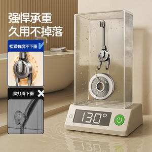 Support de pommeau de douche réglable en forme de L Mirad XP2869 avec base rotative pour salle de bain - Product Image 3