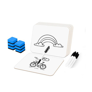 Double Sided khô-<span class=keywords><strong>x</strong></span>óa lapboard bảng trắng nhỏ cho trẻ em và sinh viên - Product Image 1