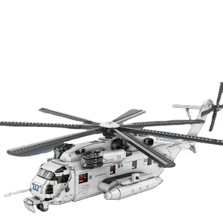 Neuankömmling Reobrix 33037 CH-53E Transport Hubschrauber DIY Spielzeug Baustein für Kinder Montage Bau Spielzeug