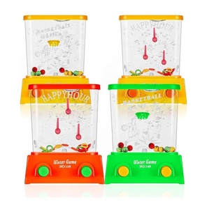 Mini hobby retrò per bambini e adulti giochi d'acqua portatili lancio dell'anello e un basket Aqua Arcade Toys giocattoli educativi per bambini - Product Image 3