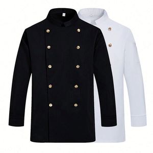 Chaqueta de Chef para Cocina, Uniforme de Trabajo Resistente a las Manchas, Diseño de Logotipo Personalizado al por Mayor, Ropa de Trabajo para Hombre, Chaqueta de Chef para Restaurante - Product Image 1