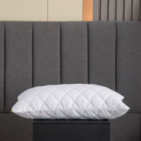 Taie d'oreiller respirante et imperméable 100 % coton, motif cœur tissé matelassé, style vintage, personnalisable, gravée au laser, pour hôpital