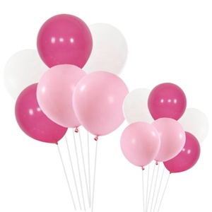 Kit de Fiesta de Cumpleaños Rosa EASTTERN, Decoración Infantil con Globos de Papel Resistentes, Guirnaldas, <span class=keywords><strong>Corazones</strong></span> Brillantes y Adornos para Pastel, Precio de Fábrica - Product Image 5