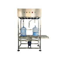 Machine de remplissage semi-automatique de bouteille d'eau de 3 5 gallons usine d'embouteillage machine de remplissage d'eau minérale de grand baril 2 4 têtes