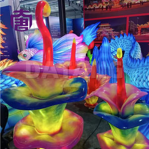 Luces LED Decorativas con Diseño de Flores de Fantasía, Resistentes al Agua IP65, Colores Personalizables para Parques al Aire Libre y Jardines Residenciales, Diseño Duradero - Product Image 3