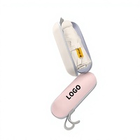 Sombrilla Manual Tipo Cápsula con Protección UV, Doble Uso para Sol y Lluvia, Plegable, Compacta y Portátil para Mujer, con Logotipo Personalizado