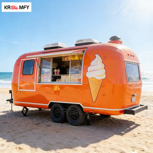 Remolque de Comida Móvil para Trabajadores de Obras de Construcción, con Certificación DOT, CE y VIN, para Catering Industrial, Estilo Carrito de Calle para Estados Unidos y Europa - Product Image 2