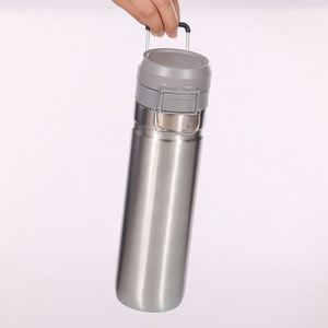 Bouteille isotherme portable en acier inoxydable pour camping et sport, avec bouton de commande, grande capacité, maintien thermique 12-24 heures - Product Image 2